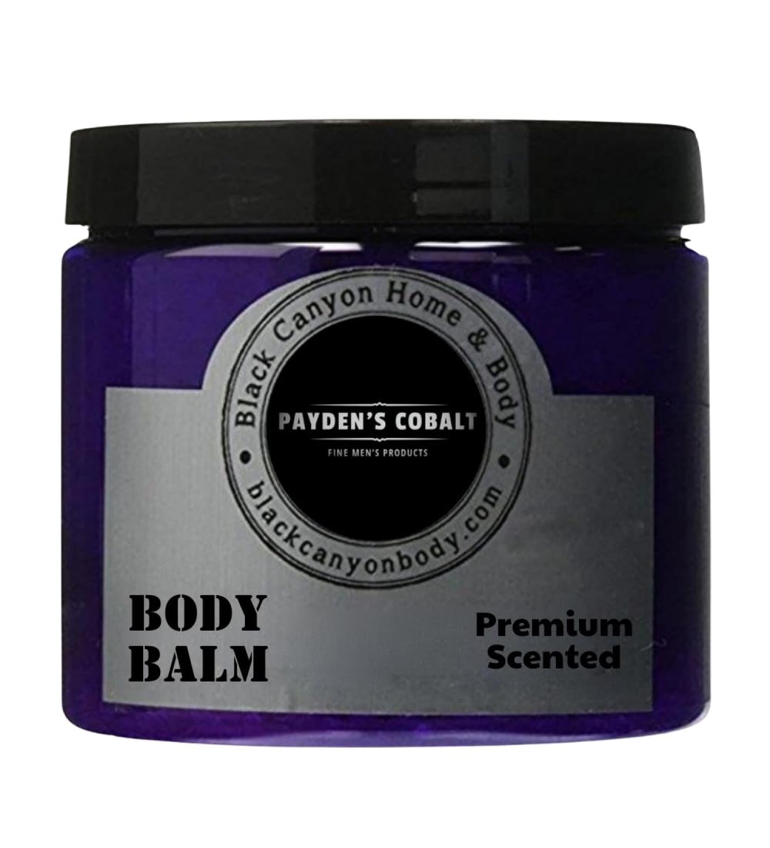 Payden's Cobalt Bergamot Fig & Leather For Men Scented Body Balm with Jojoba Oil 16 Oz - Buy Online on GoSupps.com