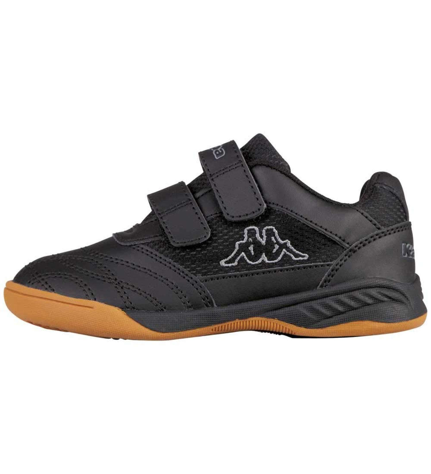 Kappa Unisex Kids Kickoff K 260509K-1116 Low-Top Sneakers Black Grey Size 29 EU | Stylish & Comfortable Footwear for Children - Buy Online on GoSupps.com