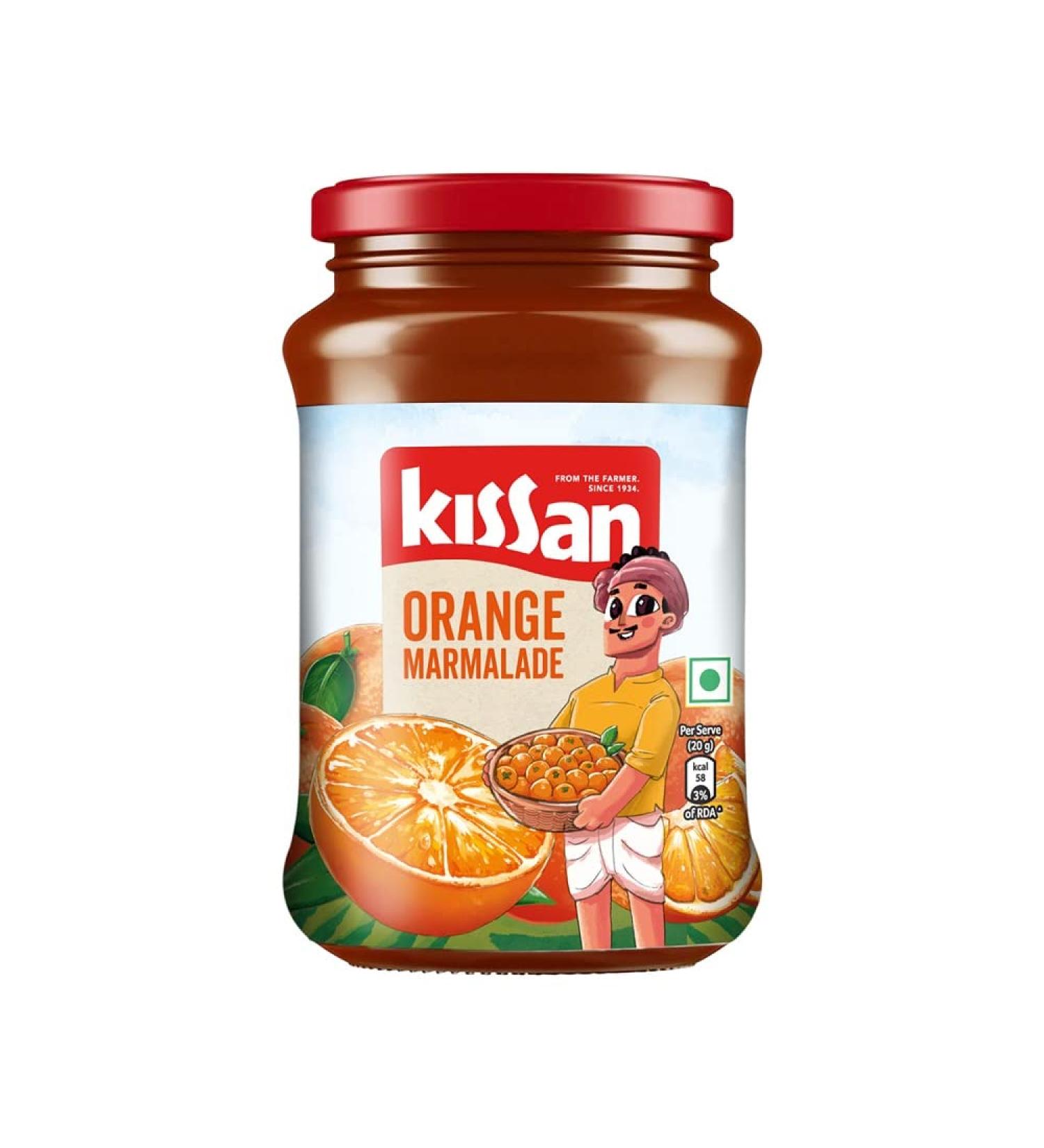 KISSAN Orange Marmalade 500GM - Buy Online on GoSupps.com
