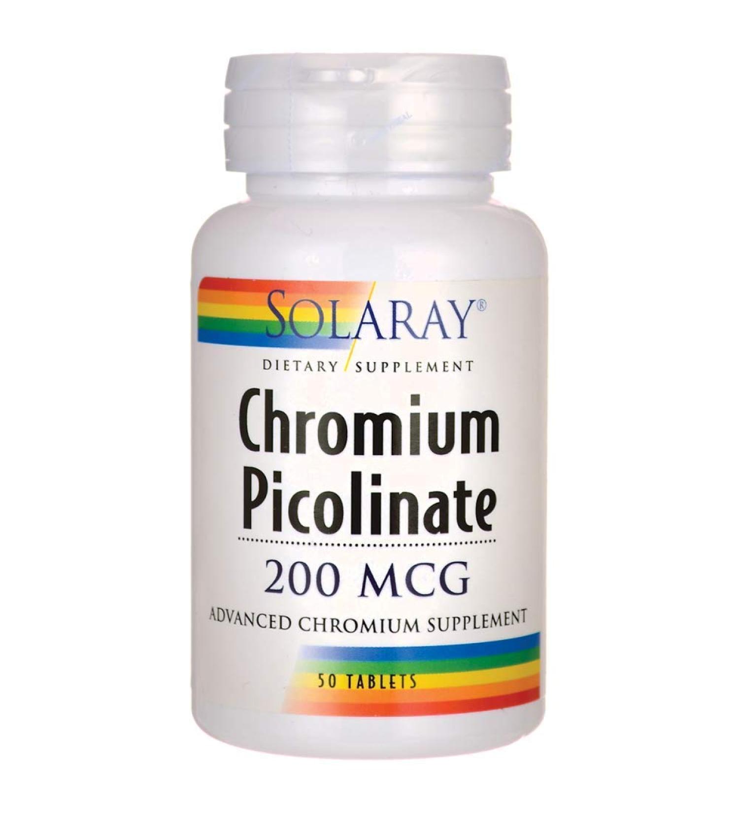 Chromium Picolinate 200 mcg 50 Tabs