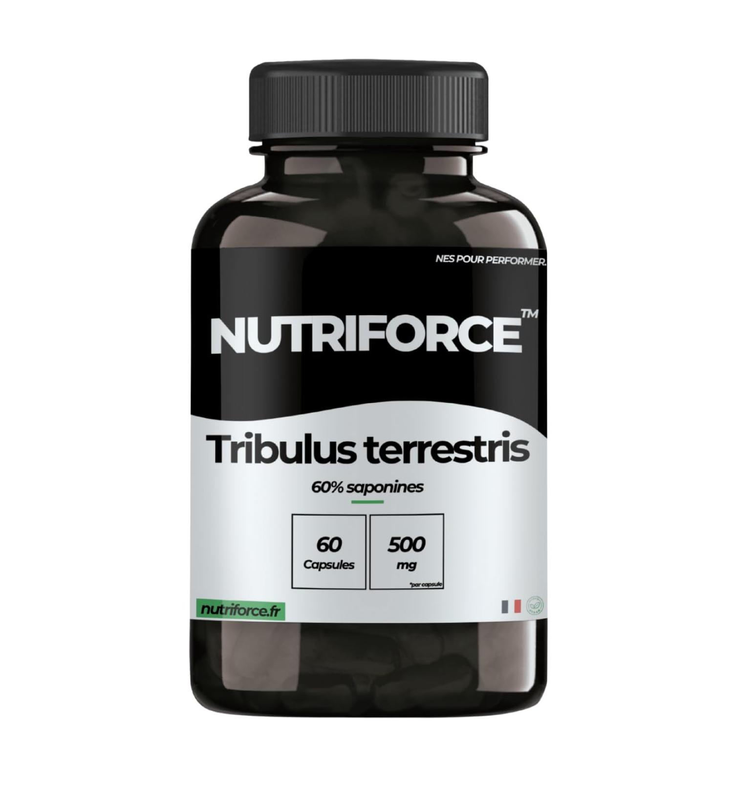 Tribulus Terrestris - 60 G lules - Booster Testost rone Naturel - Performance & Libido Homme - Buy Online on GoSupps.com
