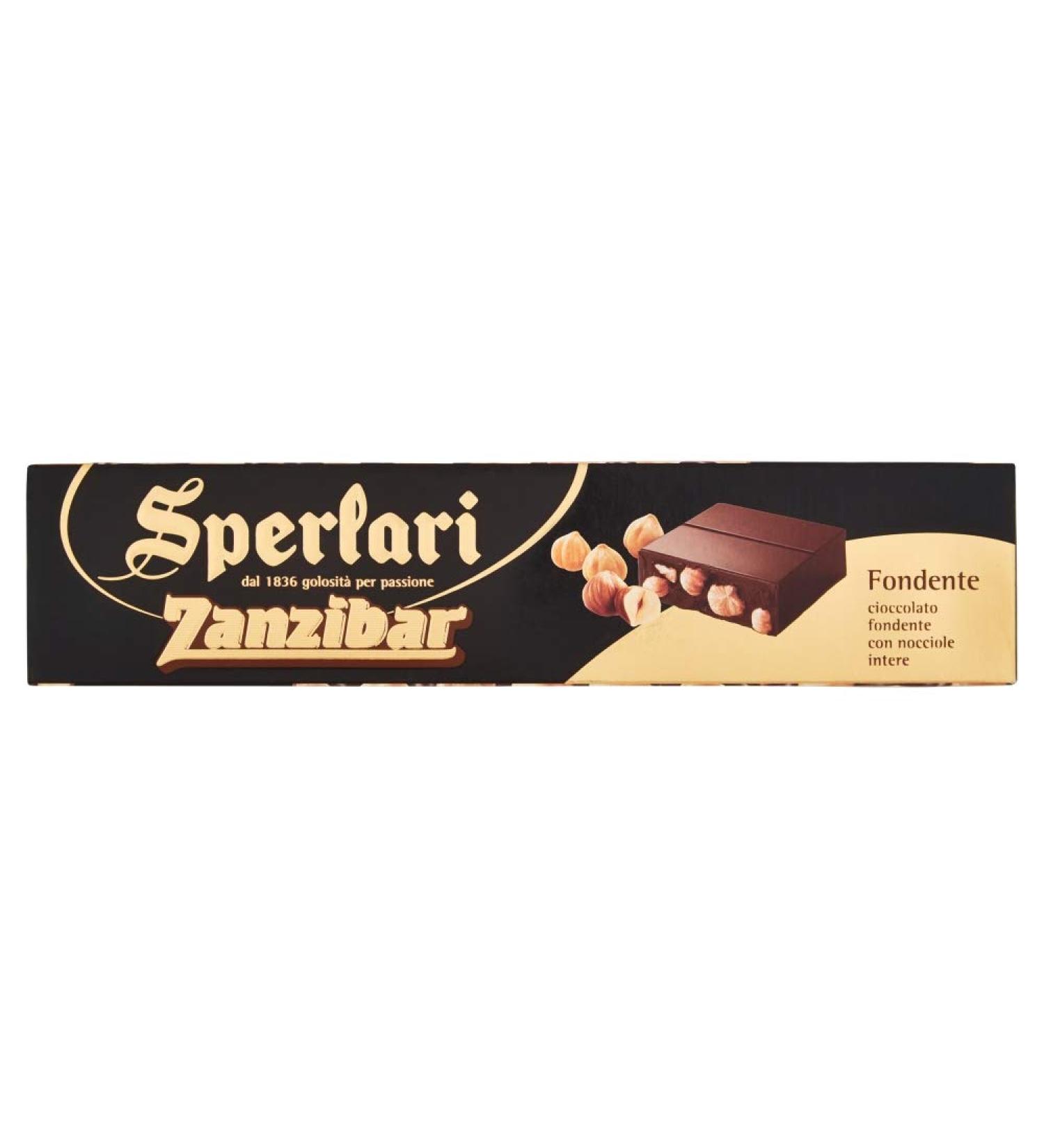 Sperlari - Zanzibar Torrone To Fondent sans gluten noisette 250 g - Buy Online on GoSupps.com