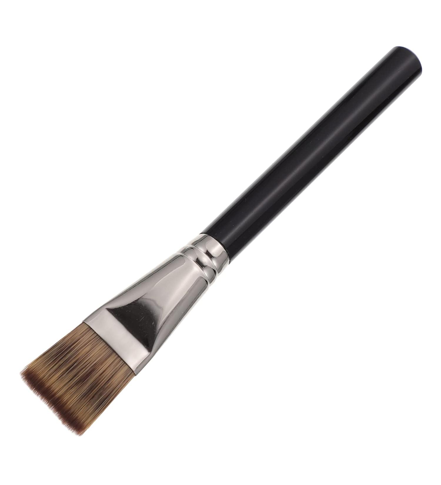 minkissy 1pc Makeup Brush Tapered Brush Smudge Buffing Brush Blush Brush Liquid Foundation Brush Makeup Foundation Brush Beauty Supplies Miss Wooden Handle Flat Head Highlight Brush 16.5x2cm As Shown - Buy Online on GoSupps.com
