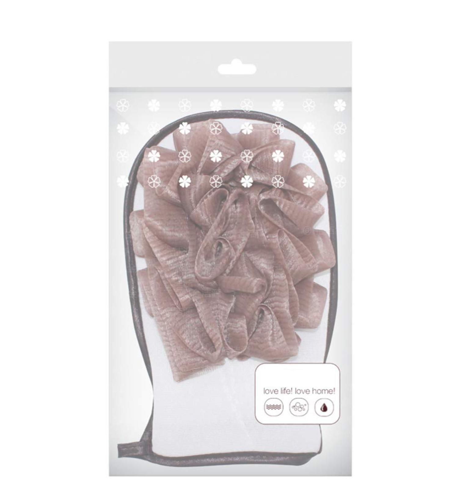 Buy 2-in-1 Double-Sided Exfoliating Towel & Spa Glove | Body Scrub & Dead Skin Remover Mitt - International Shipping Available - Buy Online on GoSupps.com