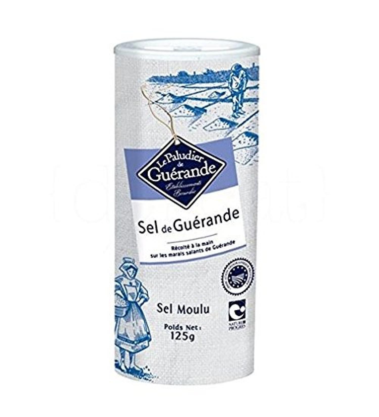 Le Paludier de Gu rande Fine Gu rande salt 125 g. Le Paludier. 12 units.
