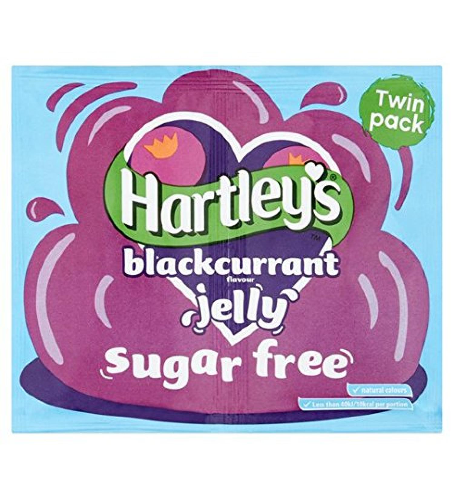 Sugar Free Blackcurrant Jelly Crystals 23g from Hartley