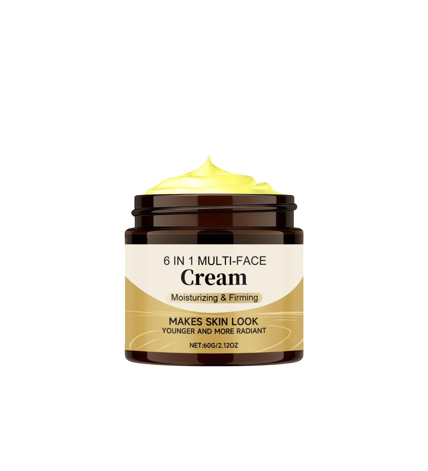 rabuu 6-in-1 Niacinamide Face Cream - Lightweight Hydrating Moisturizer For Daily Skincare Non-Greasy Formula Brightening & Nourishing - Buy Online on GoSupps.com