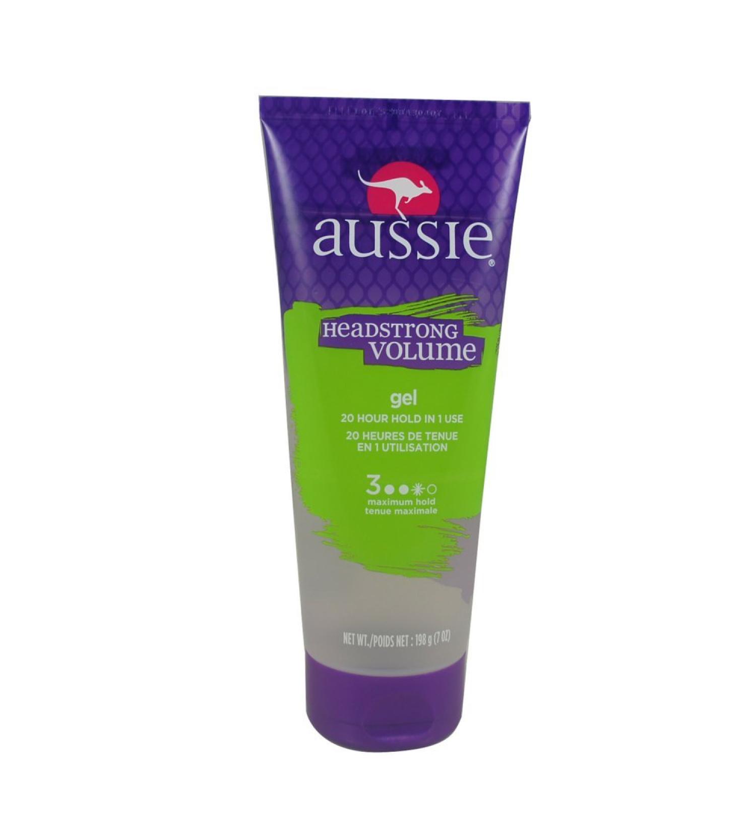 Aussie Headstrong Volume Gel 7 Oz (Pack of 3) fresh 7 Ounce