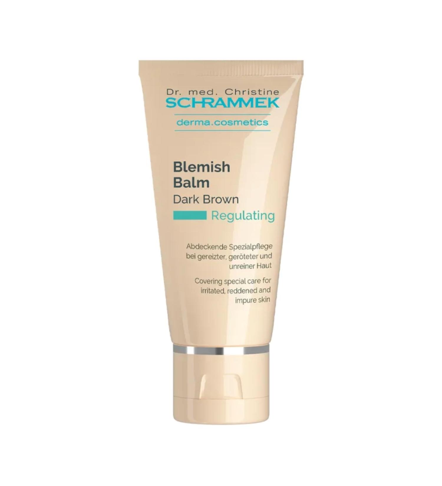 SCHRAMMEK Blemish Balm Dark Brown - 40 ml | Best BB Cream for Even Skin Tone | International Shipping Available - Buy Online on GoSupps.com