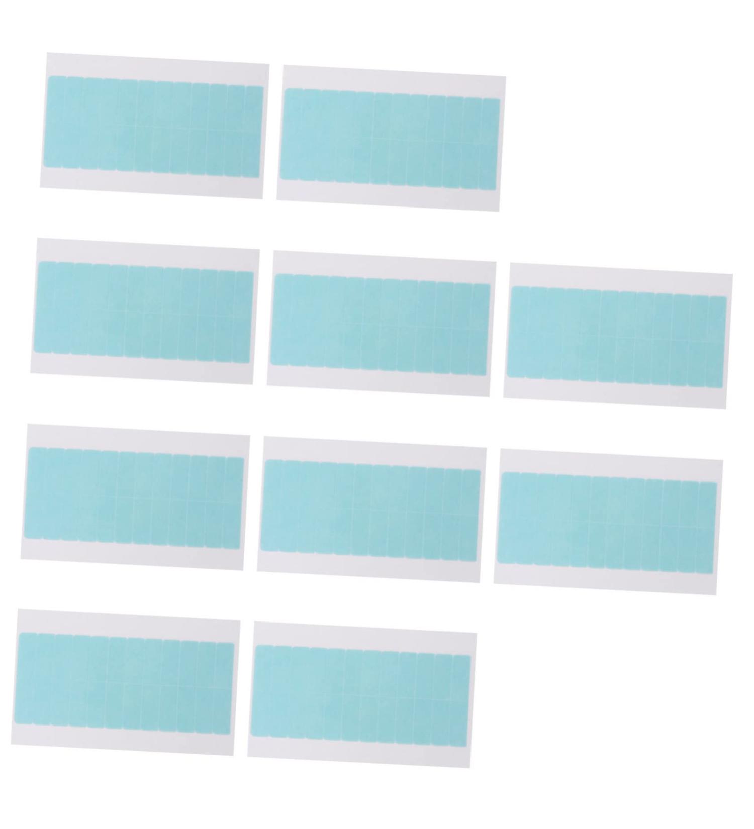 minkissy 10 Sheets Seamless Hair Extension Film Seamless Hair Extension Tape Double-sided Tape Replacement Tape for Hair Extensions Tape in Extension Replacement Tape Pu Extend Glue - Buy Online on GoSupps.com