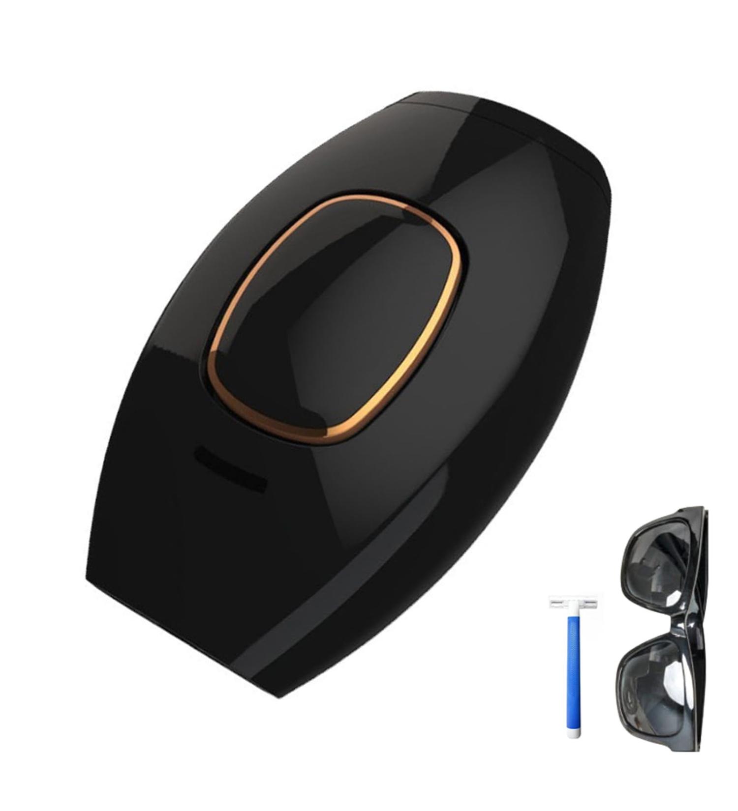 PureGlow Hair Removal IPL Hair Removal Device Permanent Hair Removal Device with 5 Energy Levels Painless Hair Removal for Women and Men Hair Remover for Facial Legs Arms Body (Black) - Buy Online on GoSupps.com