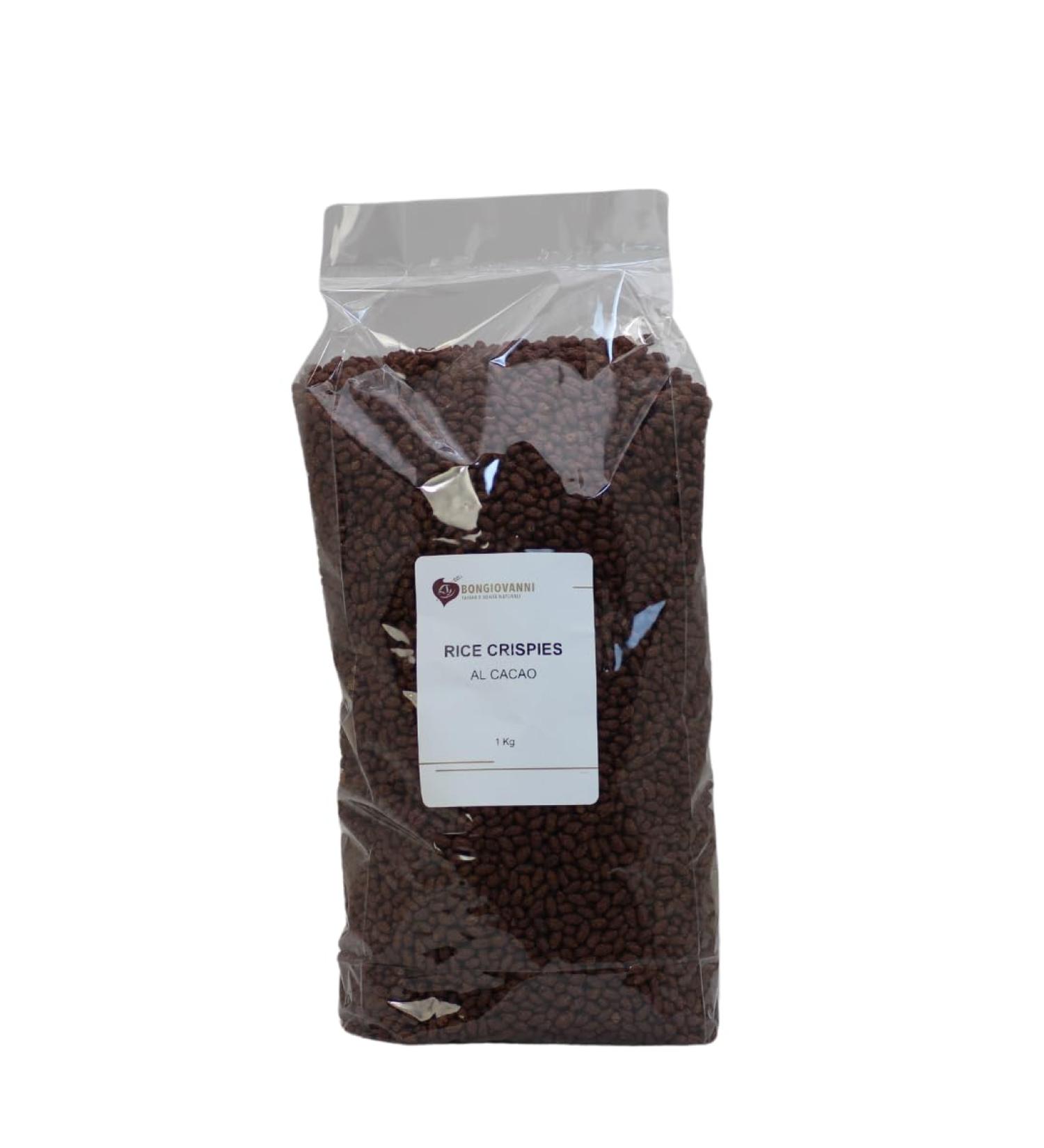 BONGIOVANNI FLOURS AND NATURAL GOODNESS Rijst Crispies Cocoa 1kg - Buy Online on GoSupps.com
