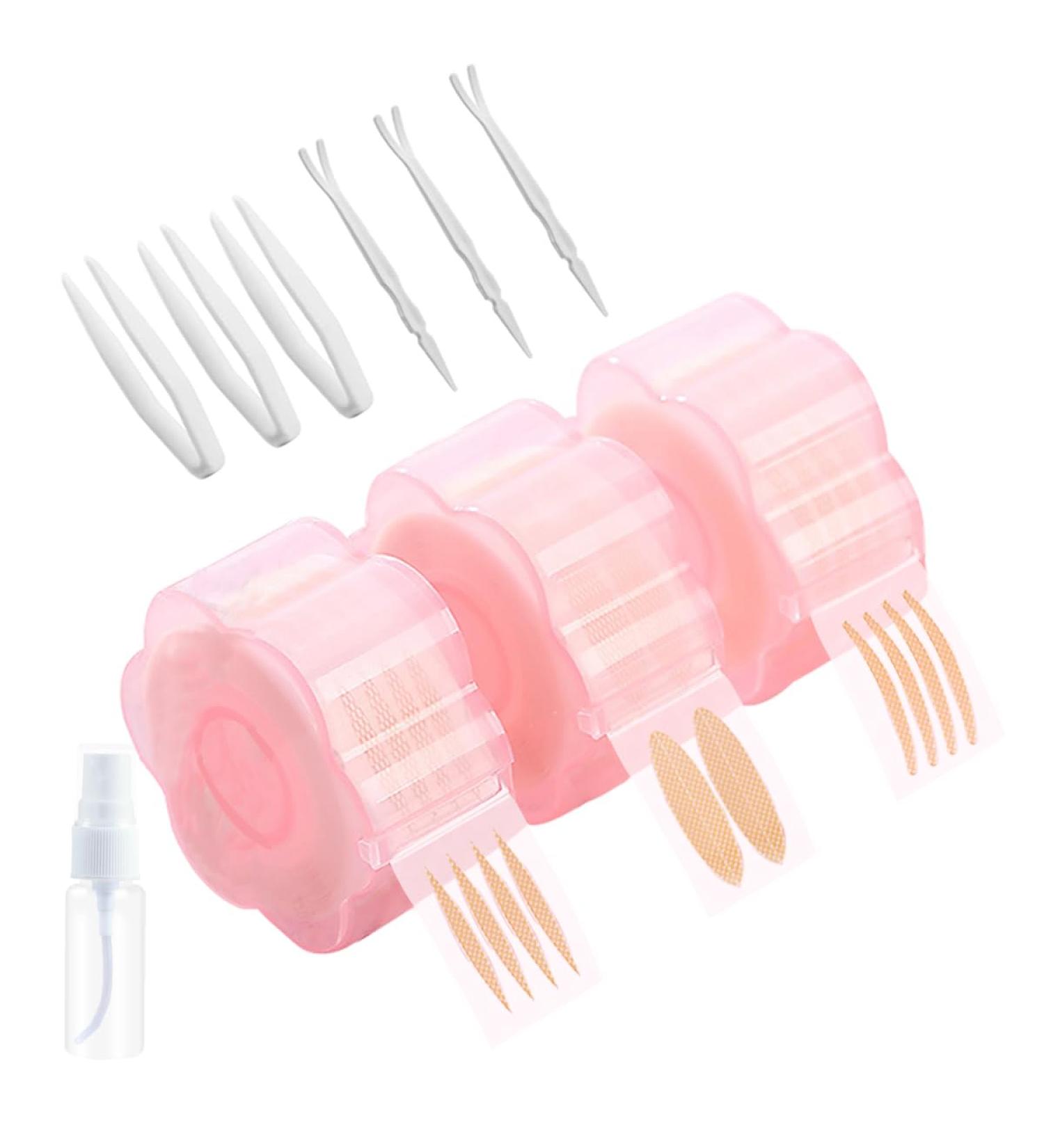 1800 Waterproof Eyelid Lifting Stripes - Invisible Slide Tapes for All-Day Hold | Eyelid Adhesive Tape & Sticker with Fork Bar Tweaks - Buy Online on GoSupps.com