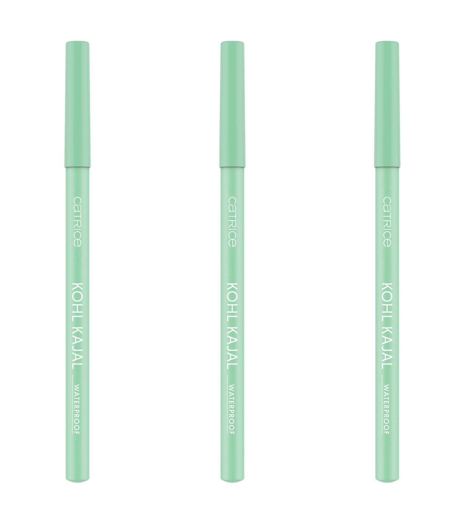 Catrice Kohl Kajal Waterproof 3-Pack No. 140 Frosty Mint | Vegan Shimmering Green Eyeliner without Microplastics | Define Your Look - Buy Online on GoSupps.com