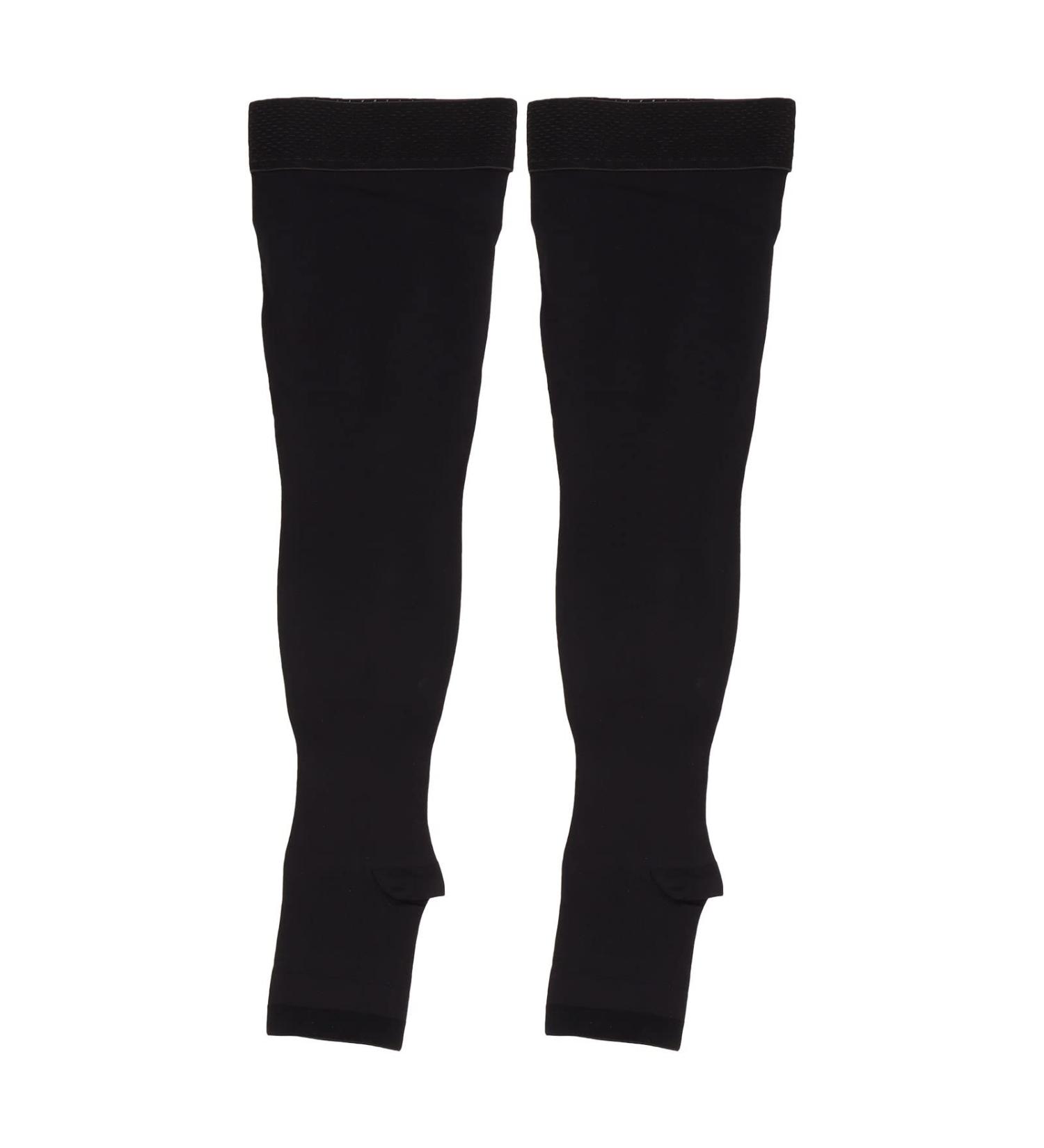Buy XXL Knee-High Compression Stockings 20-30 mmHg - Opaque Unisex Open Toe for Varicose Veins & Edema | International Shipping Available - Buy Online on GoSupps.com
