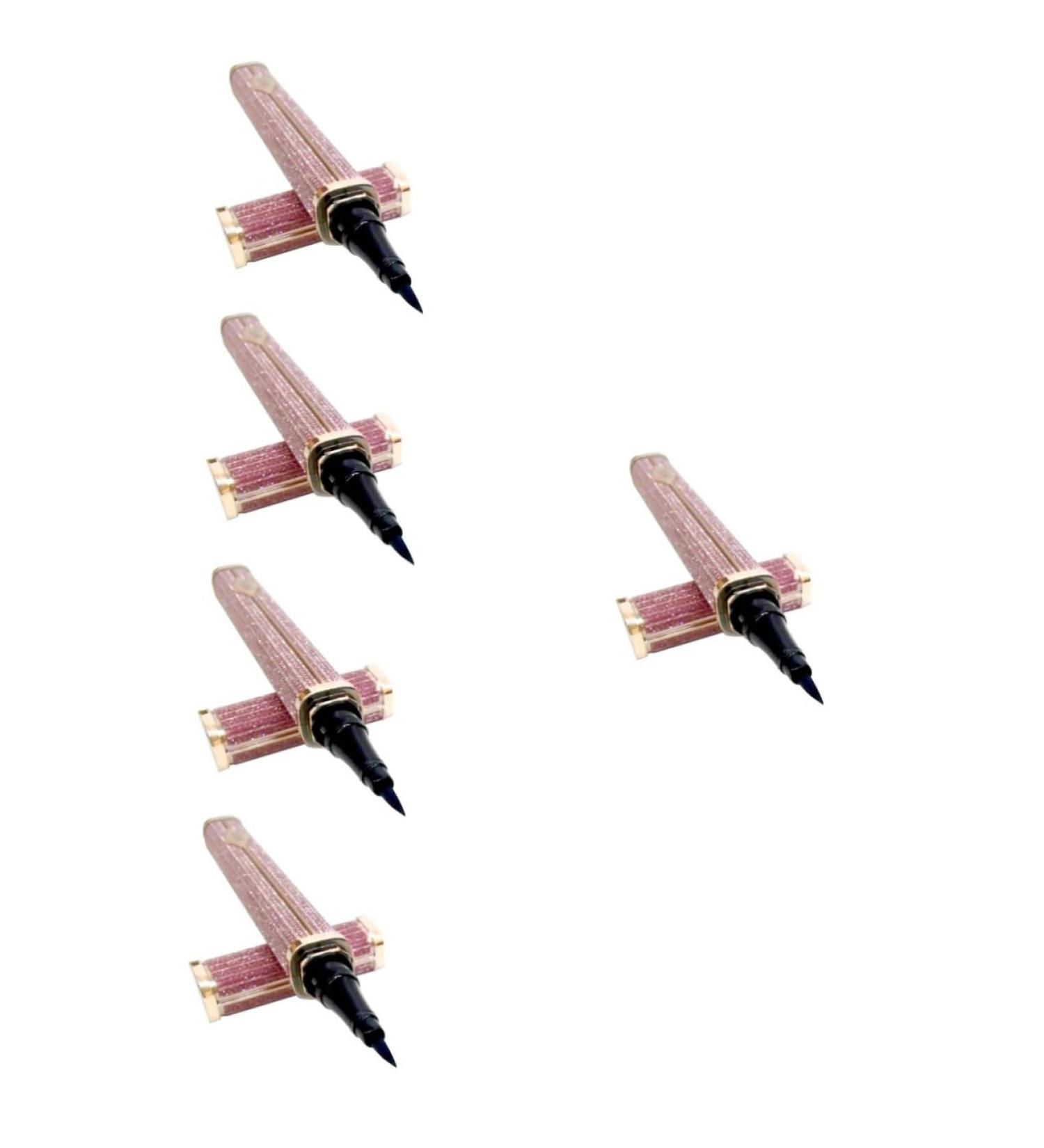 TOVINANNA 5pcs Eyeliner Lash Glue Pen Liquid Liner Eye Liner Miss No Smudge Skinned Pink Make up Kit - Buy Online on GoSupps.com