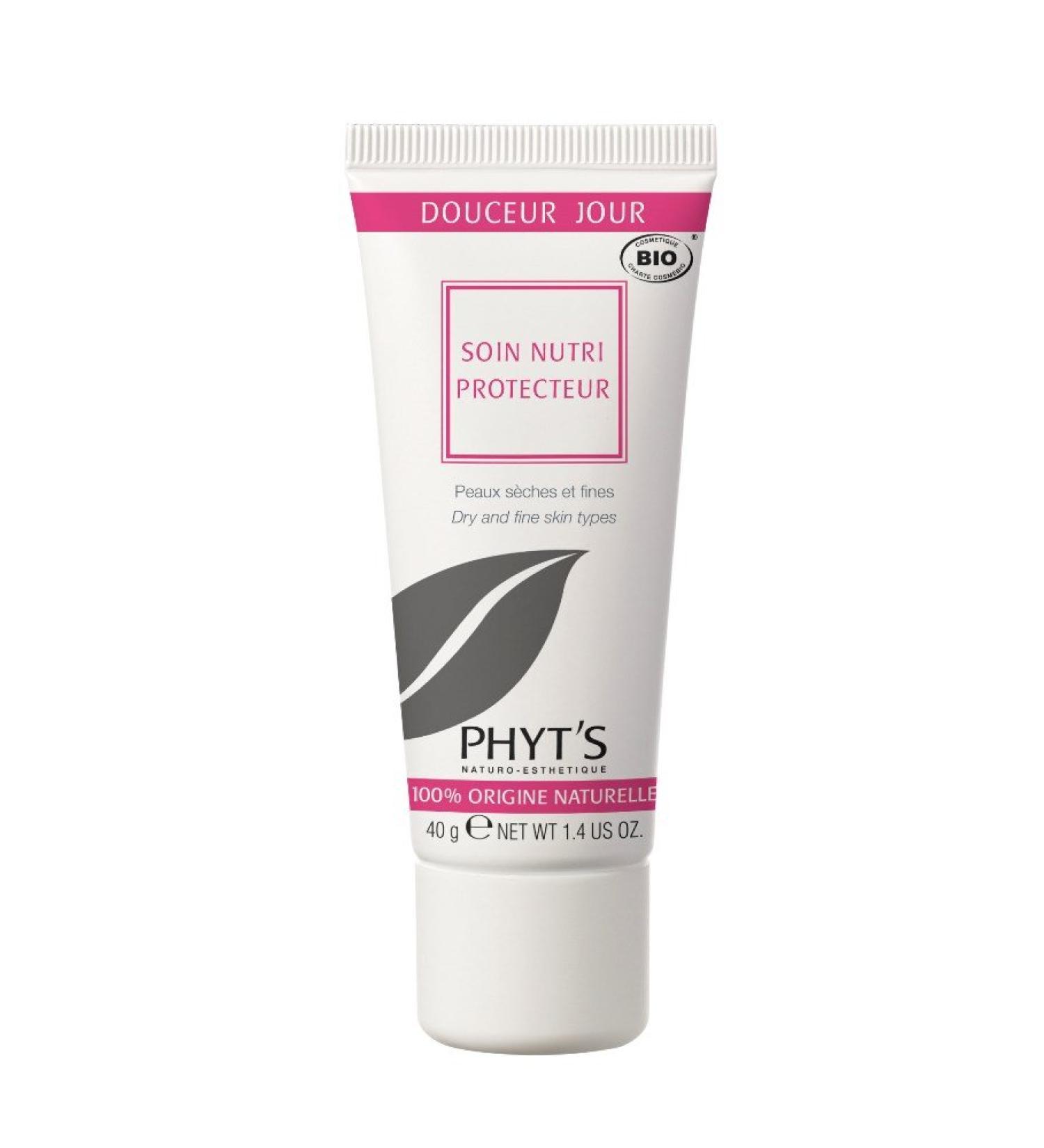 PHYTS - Moisturizing Face Cream Nutri Protecteur for Dry & Fine Skin - Hydrates very dry Women skin - Rich in Vitamins - Natural & Organic Ingredients