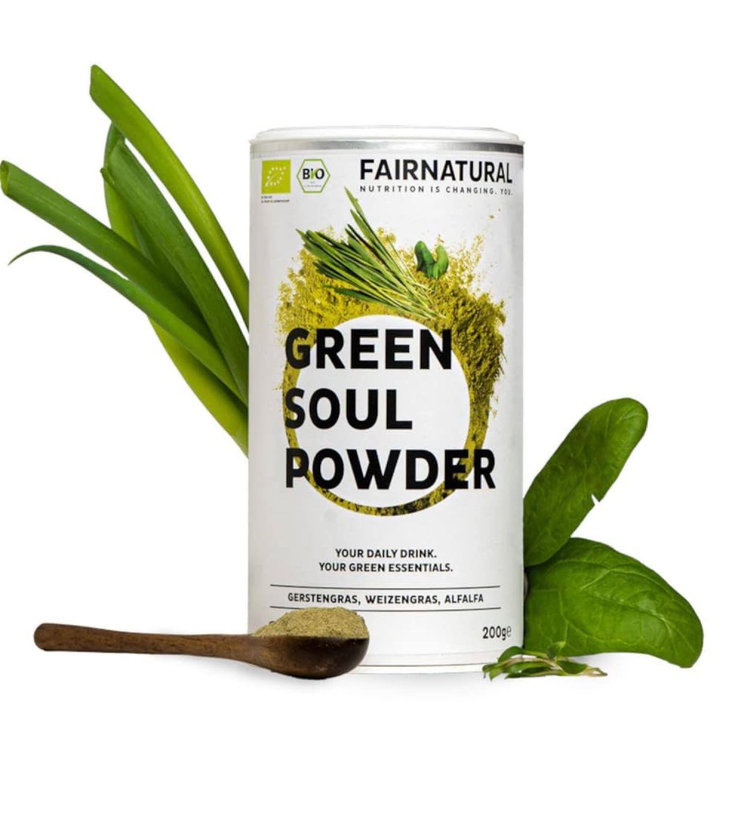 Buy Bio Green Bowl Smoothie Powder - German Superfood Blend with Barley Grass Wheat Grass & Alfalfa | 200g - International Shipping - Buy Online on GoSupps.com