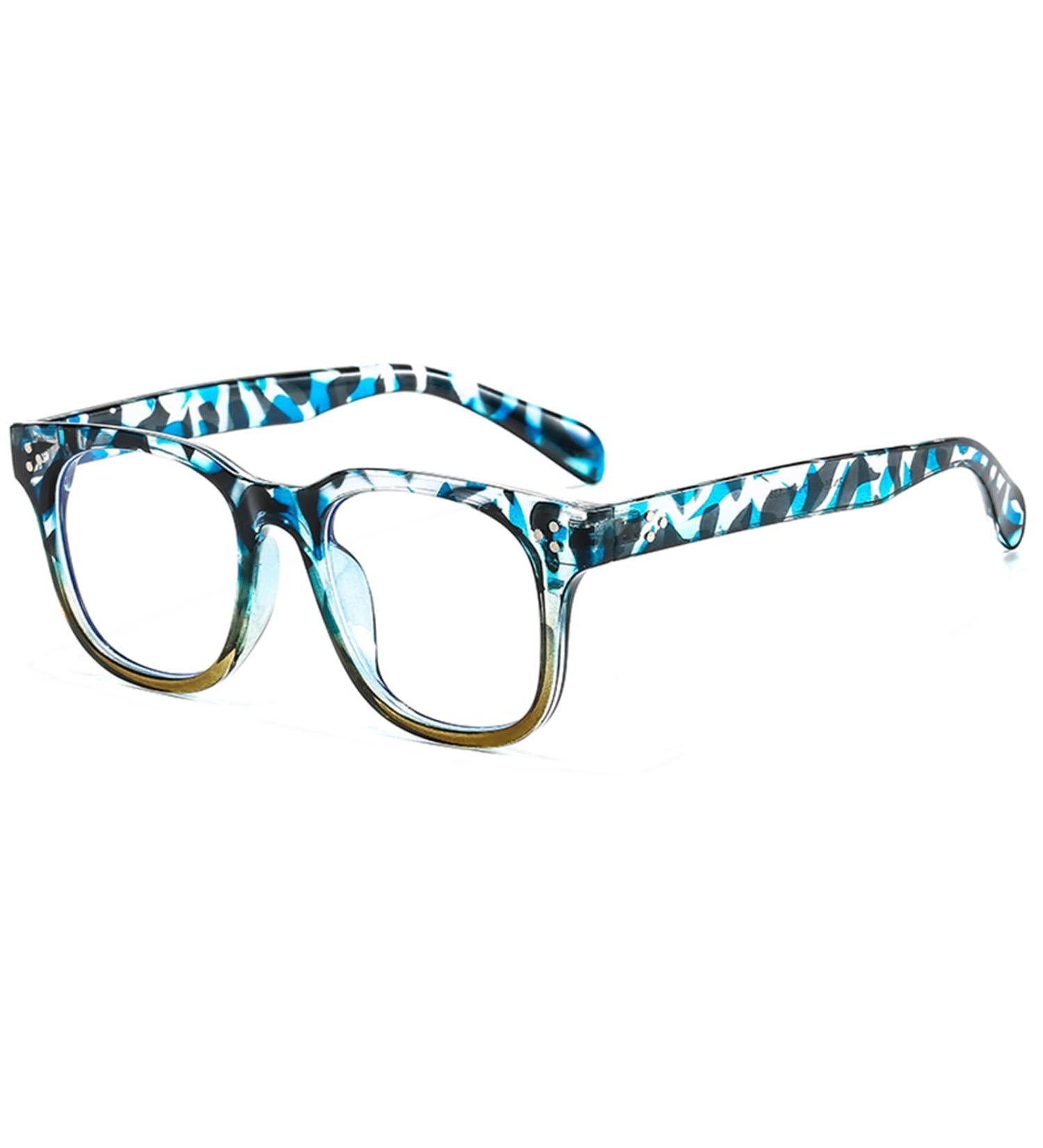 Shop LJCZKA Blue Light Blocking Glasses - Retro Square Frame for Men & Women | Anti Eyestrain Eyeglasses for Computer & Gaming - Buy Online on GoSupps.com