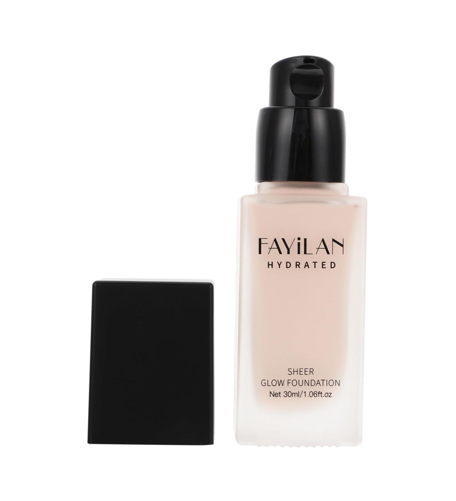 Didiseaon Liquid Foundation Beauty Foundation Nude Makeup Foundation Women Foundation Fluid Glass - Buy Online on GoSupps.com