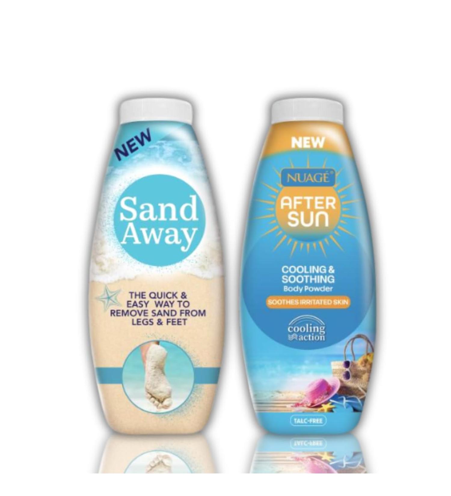 Sun & Sand Comfort Duo: Sand Remover Powder 226g with After Sun Soothing and Refreshing Powder 226g Beach Powder to Remove and Refresh Sand Total Beach Relief Set - Buy Online on GoSupps.com