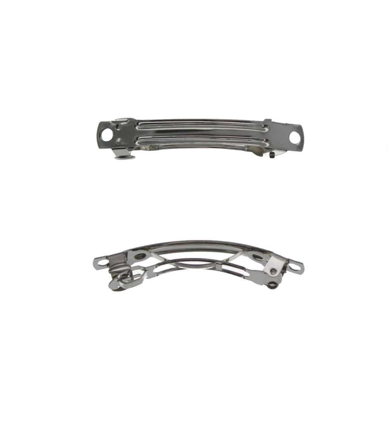 HBC French Hair Barrette Metal Hair Clips- 50mm (2 Inch) - 24 Pack 24 pcs 50mm