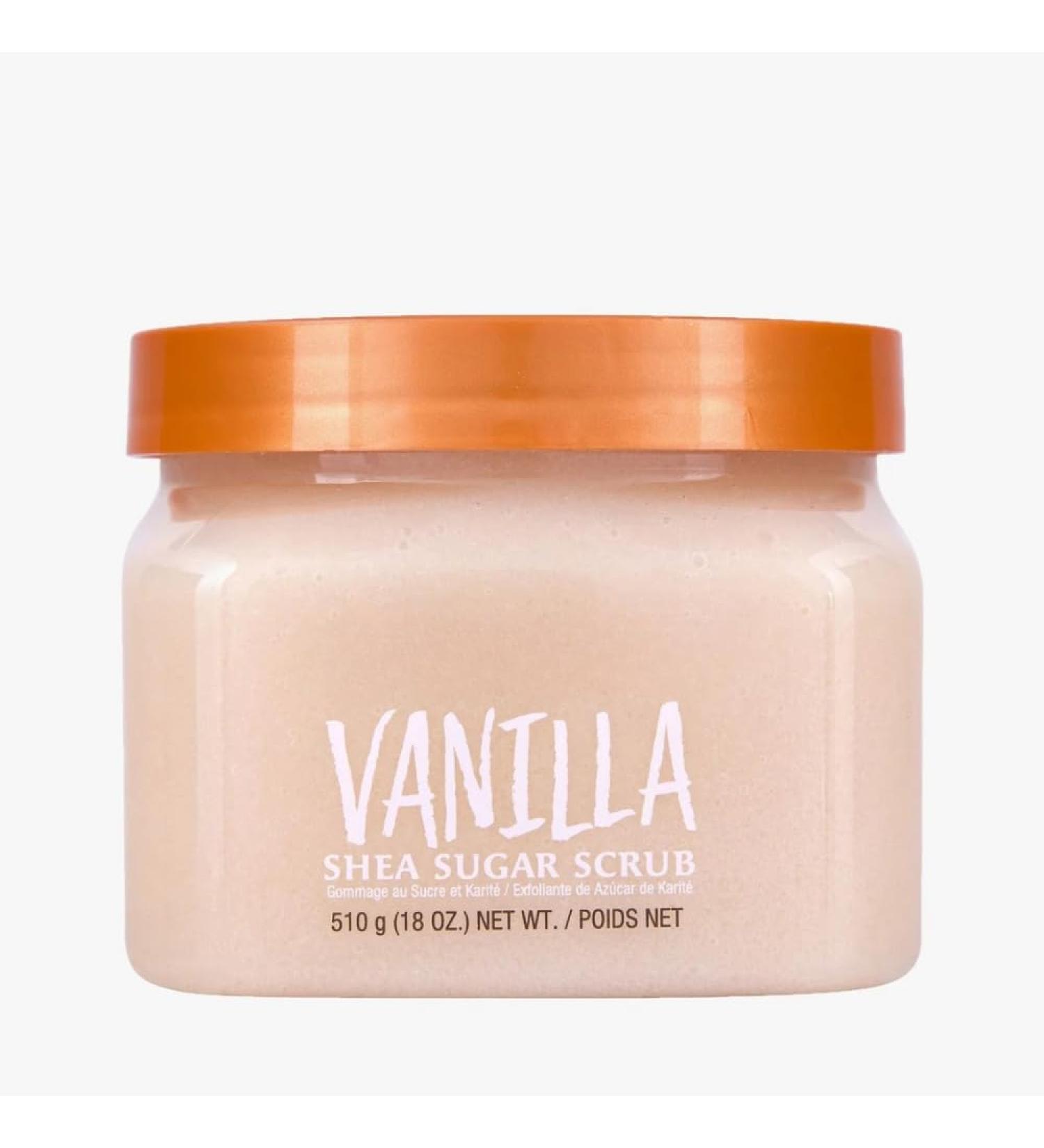 Exfoliating Body Scrub with Vanilla Scent Sugar Texture Body Cleanser for Daily Shower Use Smooth Application Large 18 oz Jar - Buy Online on GoSupps.com