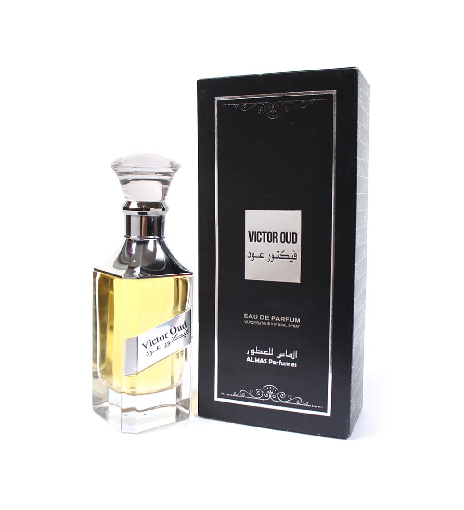 Almas Perfumes Victor Oud Eau De Parfum Spray - Unisex Spray - 3.4 Fl Oz (100 ml) - Long-Lasting Aroma - Luxurious Scent of Arabia for Men Women - Buy Online on GoSupps.com