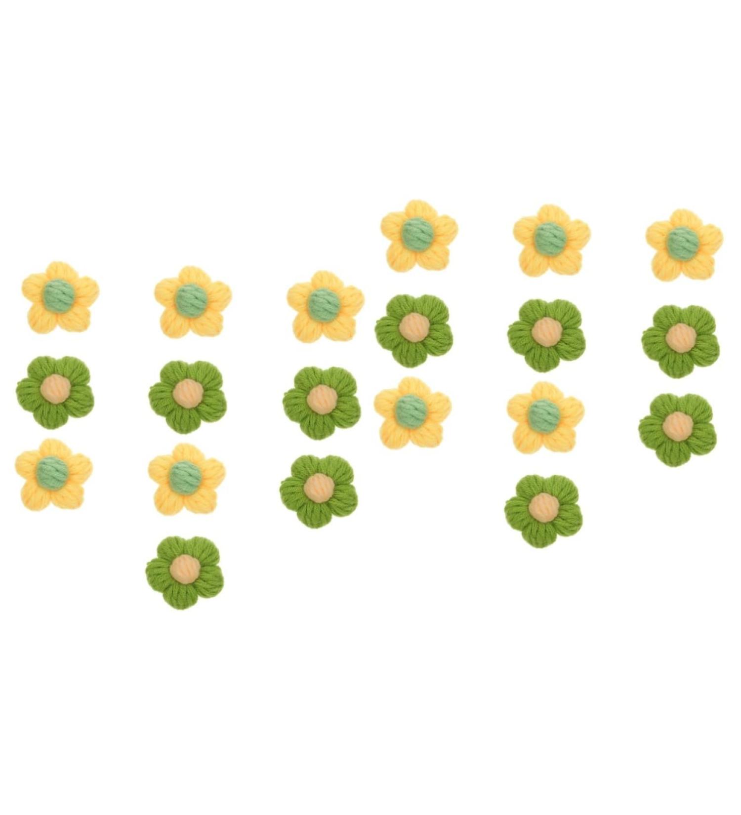 TEHAUX 20 Pcs Hairpin Accessories Toddler Hair Ties Daisy Hair Clip Puff Flower Diy Charm Combo Plate Child - Buy Online on GoSupps.com