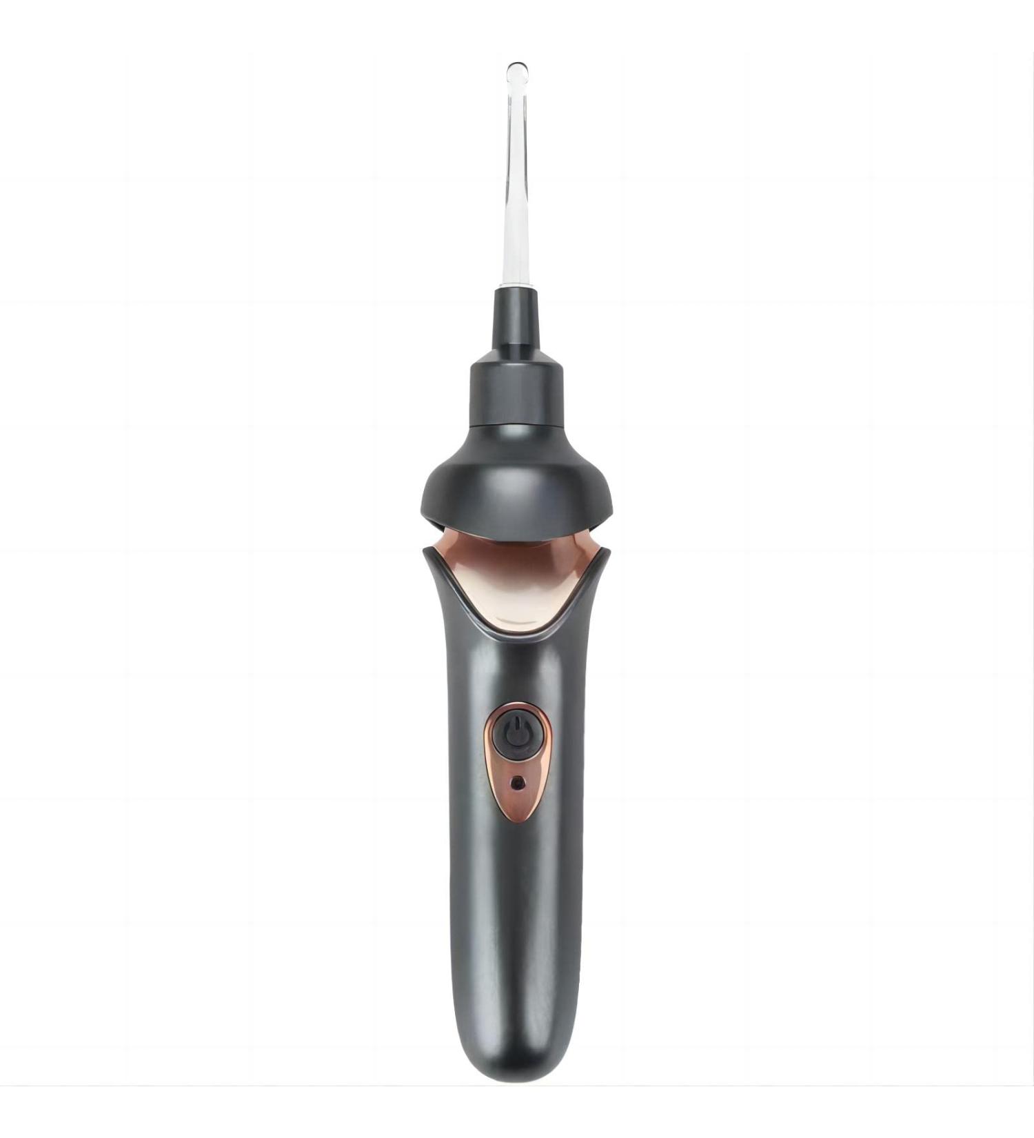 Saako Rechargeable Ear Wax Removal Suction Device with LED Light - Suitable for Children and Adults - Black - Buy Online on GoSupps.com