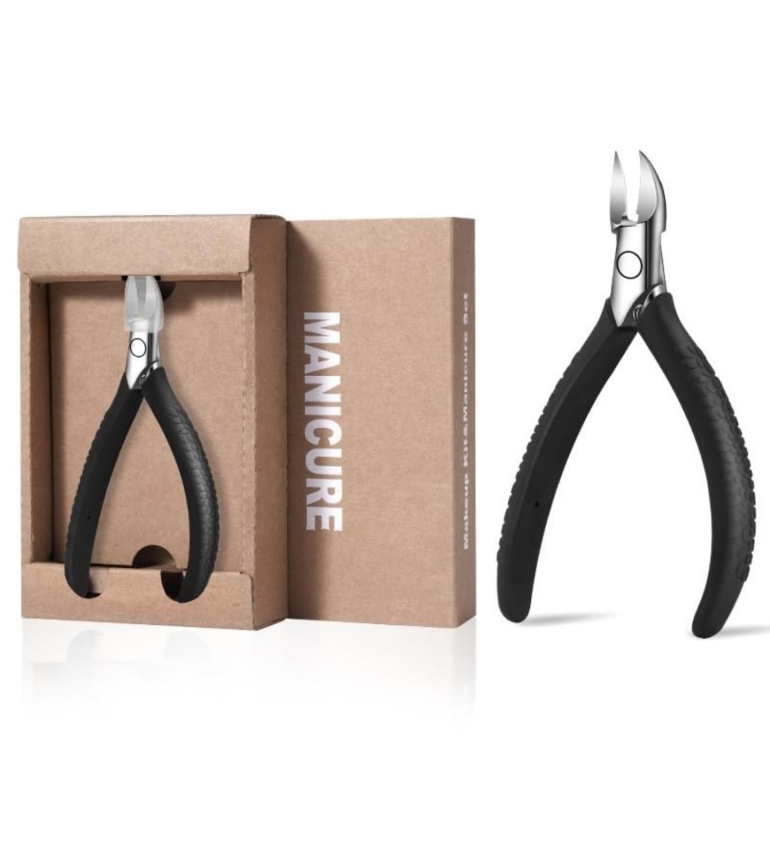 Precision SERVE ONLY Toenail Clippers for Thick or Ingrown Toenails- Podiatrist- Professional Large Nail Clipper Grooming Tool