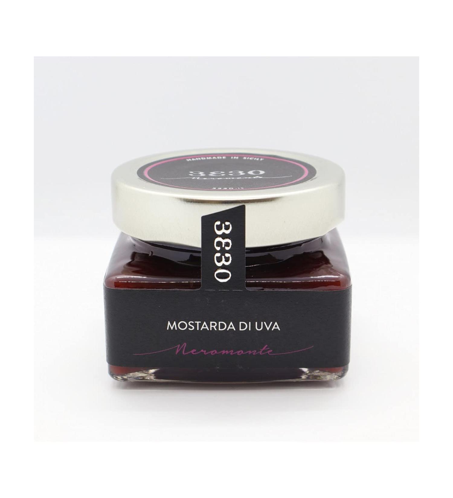 Nelson Sicily Sicilian Grape Mustard 160g NeroMonte By Nelson Sicily