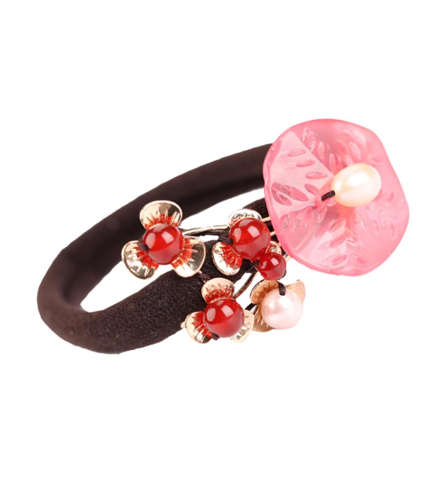 minkissy Hair Tie Tiaras for Women Hair Toppers for Women Headwear for Women Ring Holders Women Hair Accessories Retro Decor Scrunchie Holder Hair Jewels for Women Miss Palace Copper Agate - Buy Online on GoSupps.com