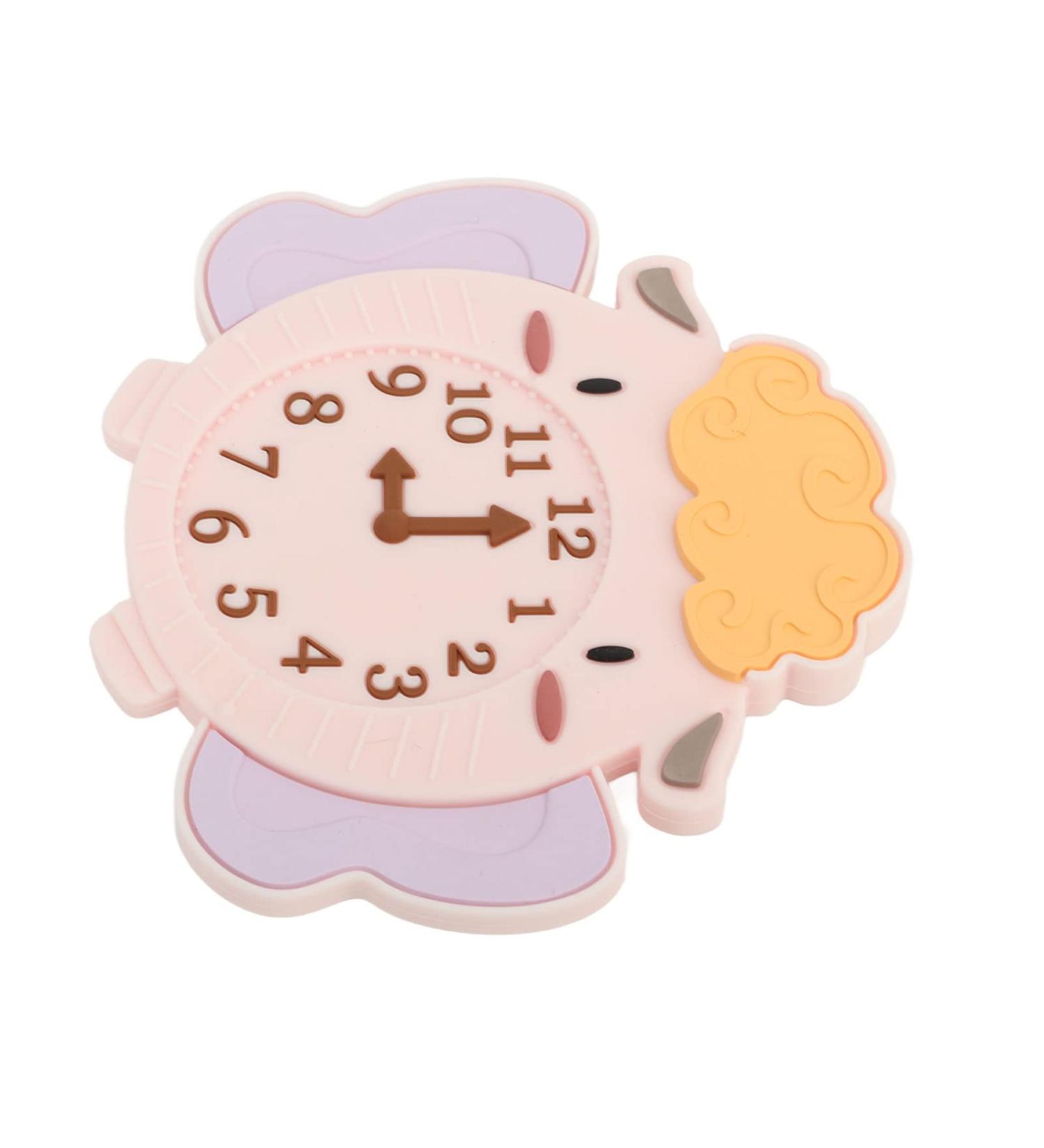 Silicone Infant Teething Toy - Sheep Alarm Clock Design for Baby Gum Relief - Buy Online on GoSupps.com
