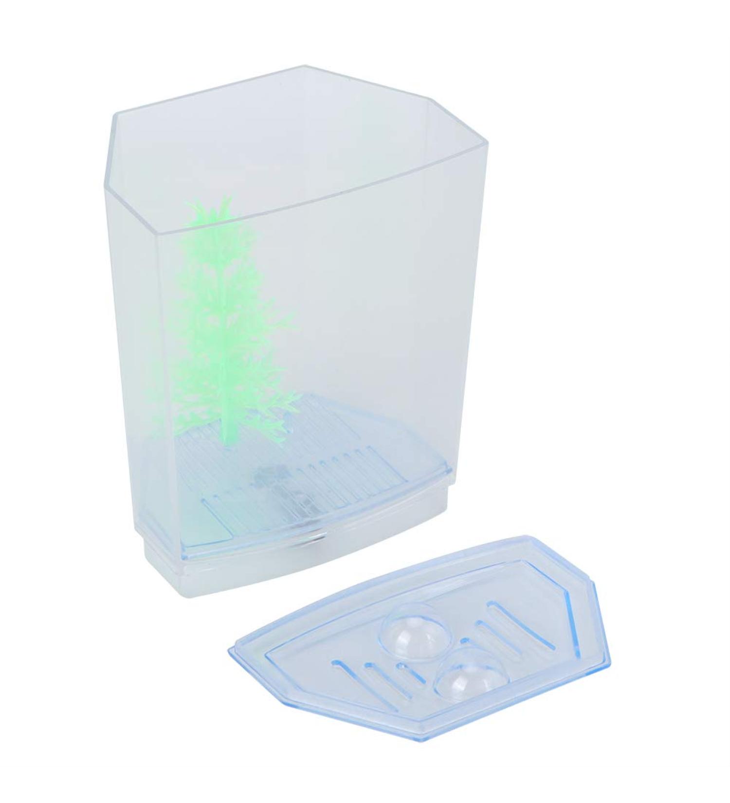 Cuque May Gifts Blue Insulation Panels Mini Transparent Fish Tank Mini Aquarium Tank Hatching Incubator Aquarium(Single Grid) - Buy Online on GoSupps.com