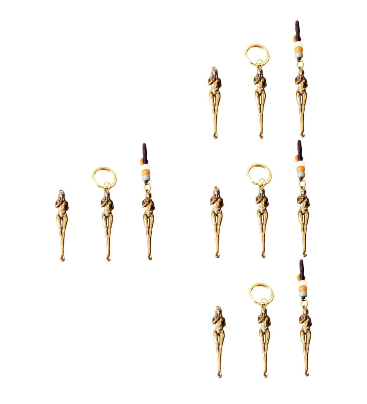 Zerodeko 12pcs Mini Ornament Scooper Set for Adult Crafts - Beautiful Chinese Spoons, Tweezers, Earwax Cleaners & Brass Ear Scoop - Buy Online on GoSupps.com