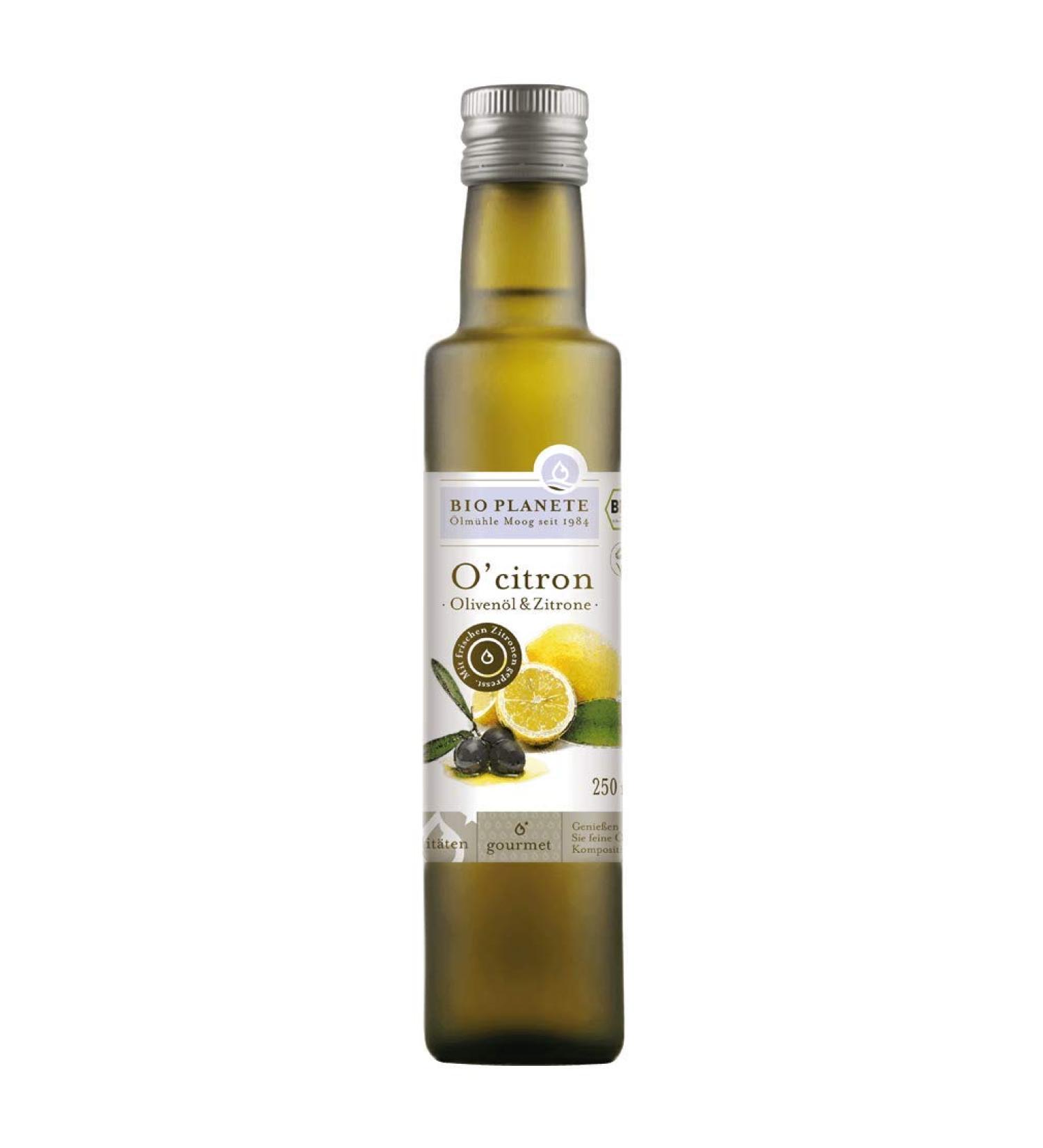 O'Citron Organic Olive Oil with Lemon (Bio Planet) 250 ml