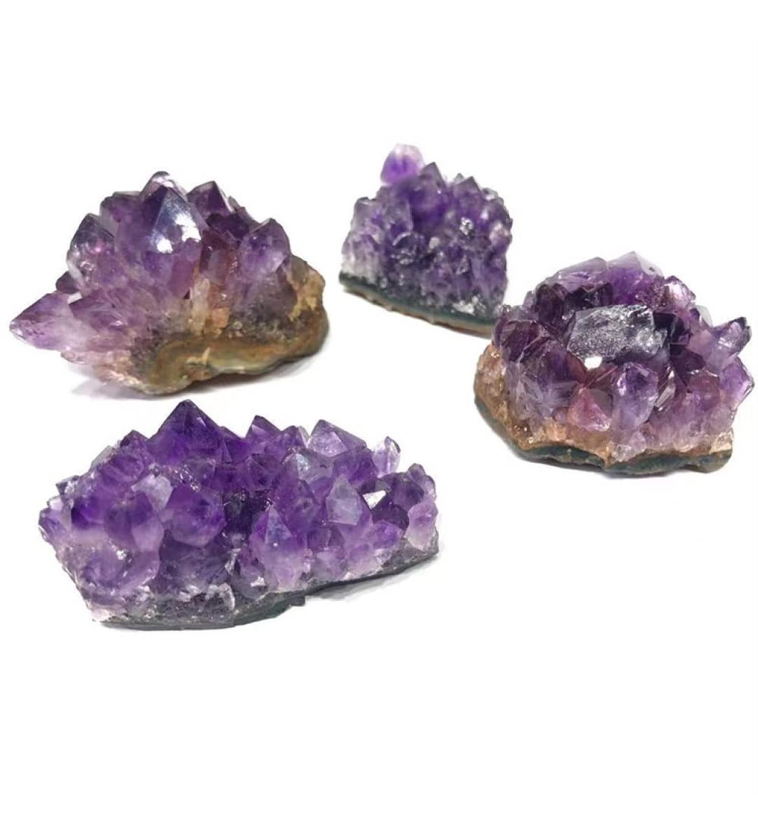 Home Decor 100g Natural Raw Amethyst Quartz Purple Crystal Cluster Stones Specimen Home Crafts Decoration Ornament Gifts Natural Crystal Draw yuebang Reiki Crystal Stone (Color : Amethyst Cluster 20-40g Amethyst Cluster - Buy Online on GoSupps.com
