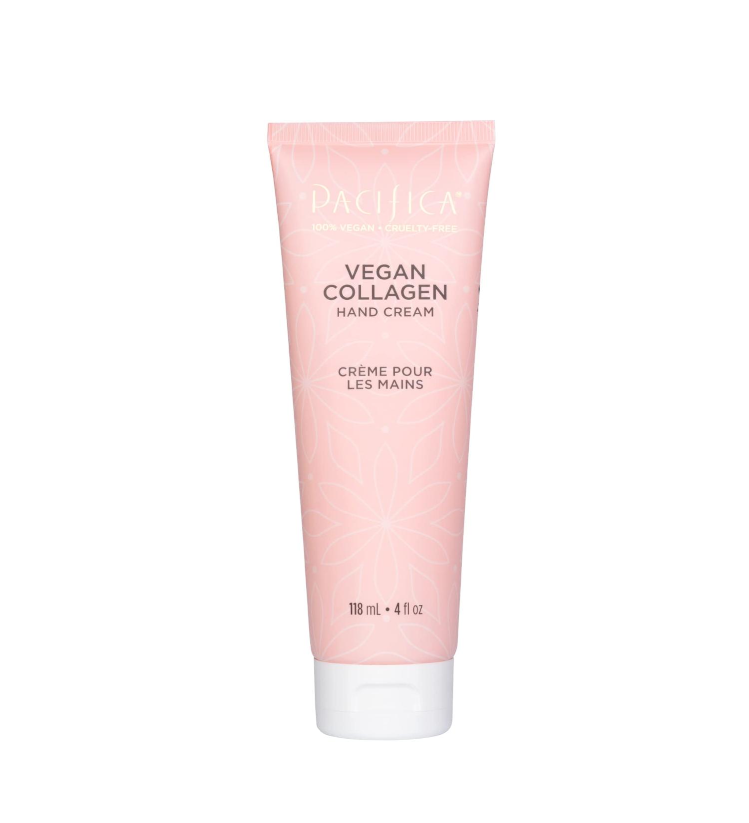 Pacifica Beauty Vegan Collagen Hand Cream - Shea Butter & Cocoa Butter Formula for Dry, Cracked Hands - Lightweight, Non-Greasy Moisturizer - Buy Online on GoSupps.com