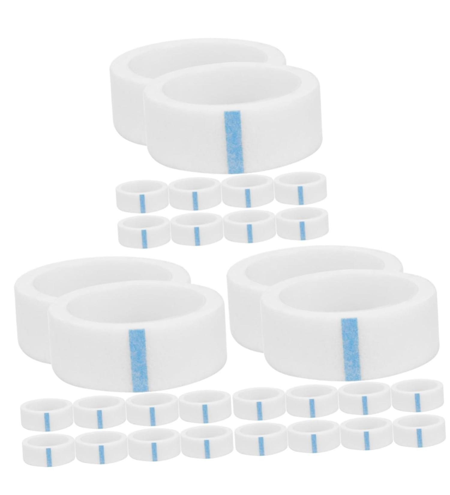 MAGICLULU 30 Rolls Adhesive Tape for Lash Extensions White Tape Lash Extensions Supplies Eyeshadow Tape Grafting Color Duct Tape Lash Supplies Tape Strips Non-woven Fabric Eyelash - Buy Online on GoSupps.com