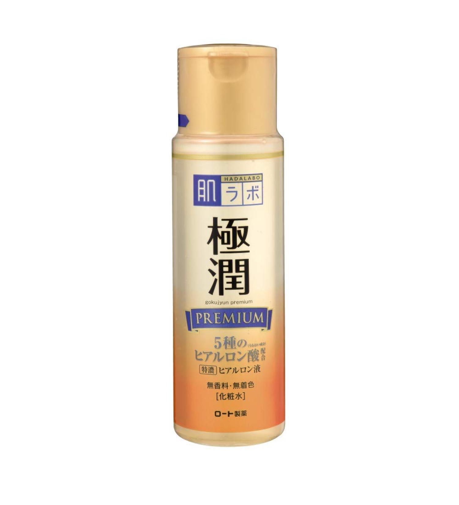Hadalabo JAPAN Gokujun Premium Hyaluronic Solution 170mL - Hydrating Skin Serum - Buy Online on GoSupps.com