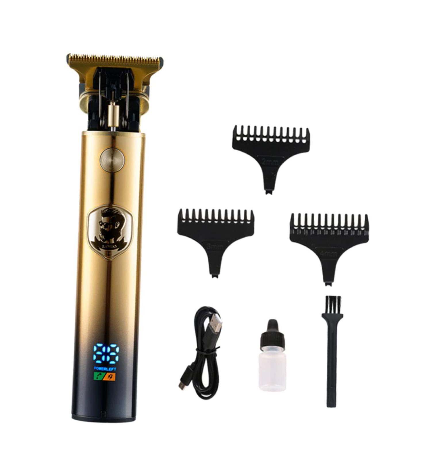 1 Set Hair Clipper Mens Hair Mustache Clippers Hair Cutting Tool Men's Electric for Shaving Face Hair Cutting Clipper Liquid Crystal Electric Scissors Man Titanium Alloy - Buy Online on GoSupps.com