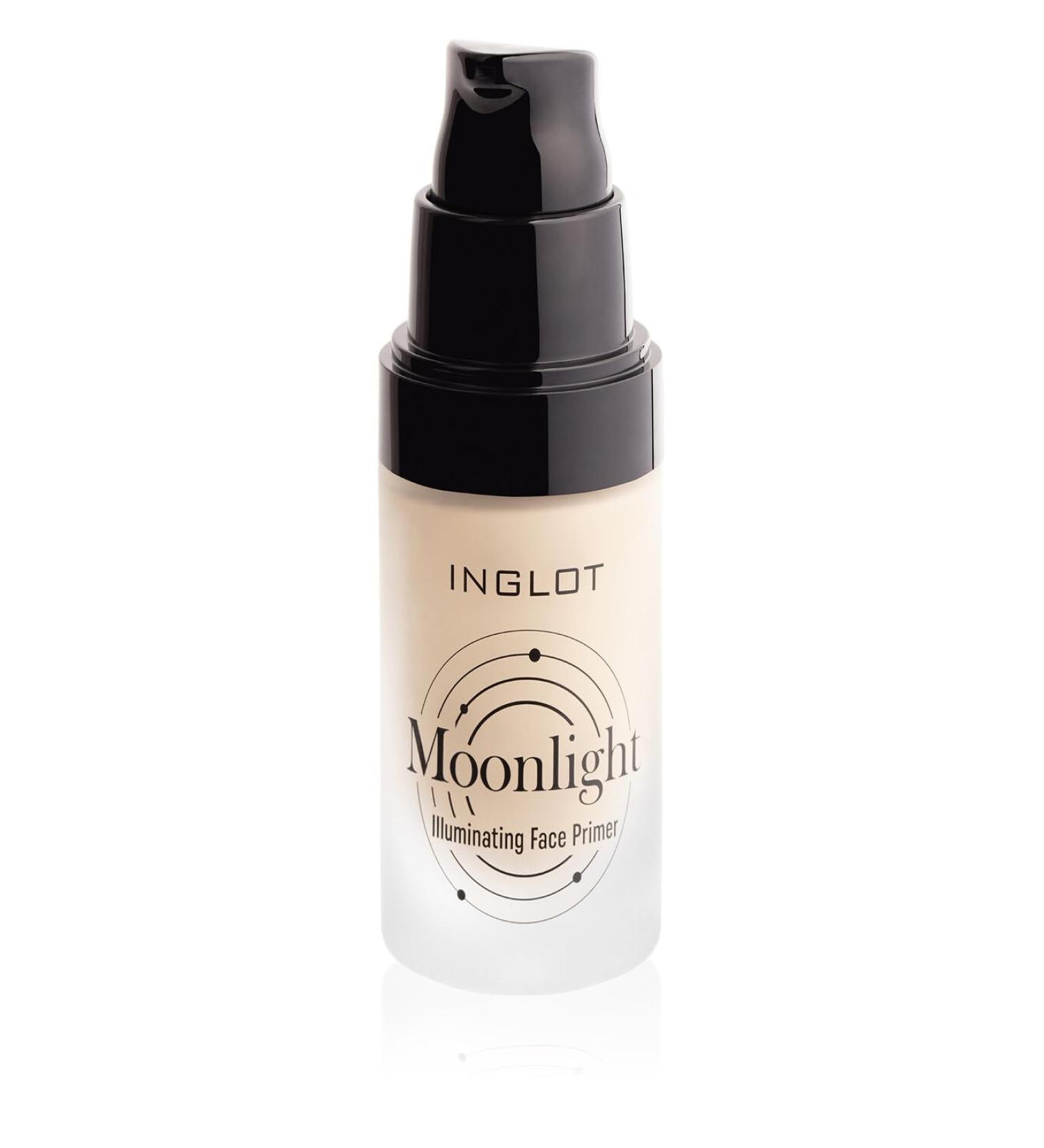 Inglot Moonlight Illuminating Make-Up Base Primer | Long-Lasting Moisturizing Foundation for Flawless Makeup Application - 21 Full Moon - Buy Online on GoSupps.com