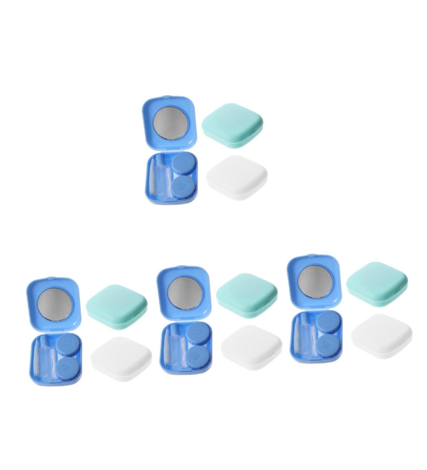 Homsfou 12-Slot Contact Lens Container Kit | Portable Storage Case & Lens Storage Box for Travel - Buy Online on GoSupps.com