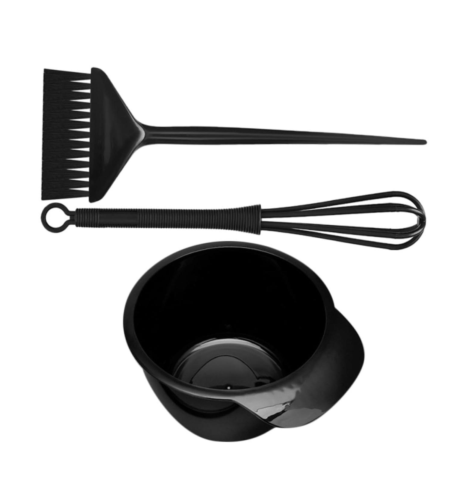 ERINGOGO Kit de Coloration Capillaire 3 Pi ces Pinceau Bol M langeur Noir Professionnel Salon Coiffure Maison - Buy Online on GoSupps.com