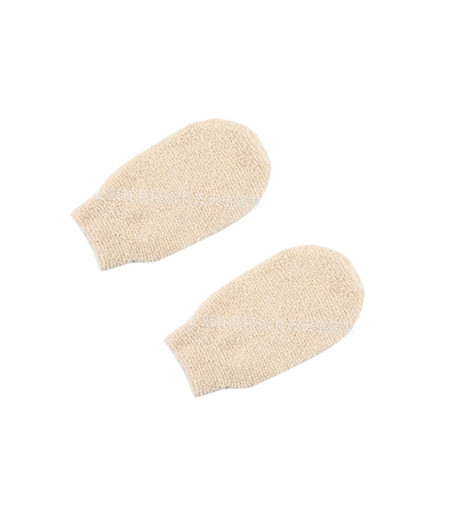 Healeved Exfoliating Bath Gloves - 2pcs Bathing Mittens for Women | Loofah Back Scrubber, Body Massage Towel & Exfoliator Gloves - Buy Online on GoSupps.com