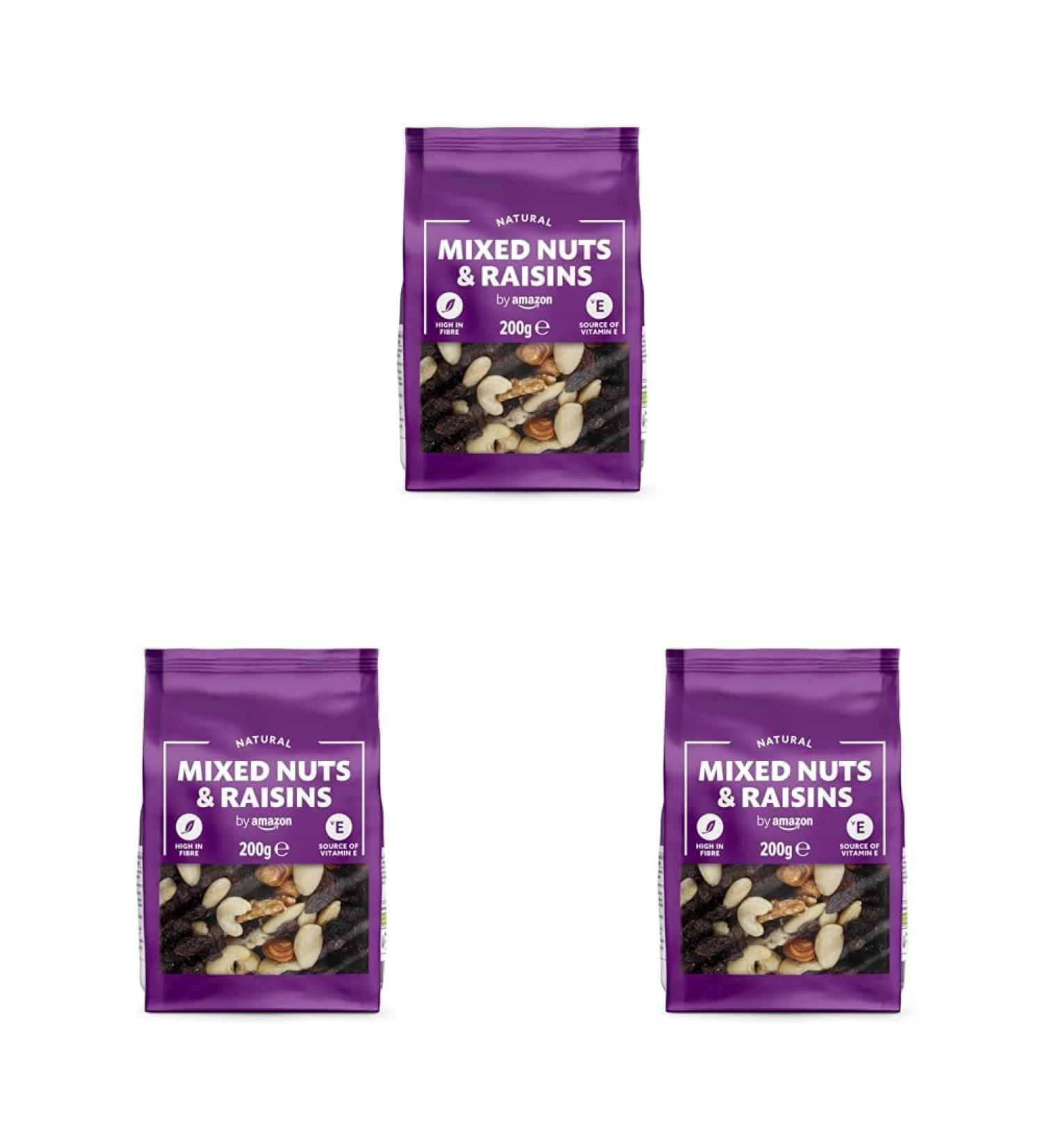 by Amazon Raisin And Nut Mix 200g (Pack of 3) - Buy Online on GoSupps.com