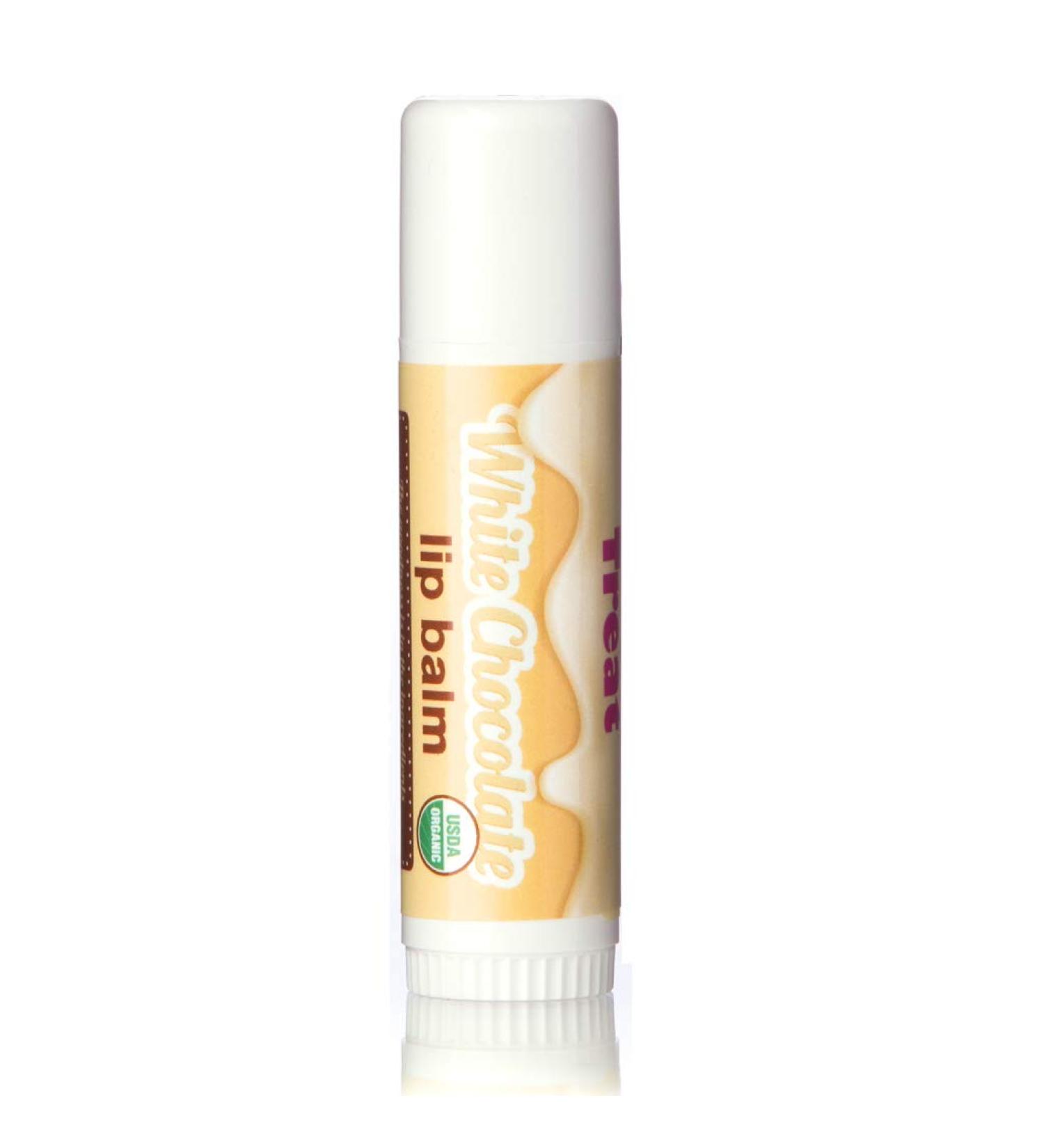 TREAT Jumbo Lip Balm - Organic & Cruelty Free (.50 oz) - White Chocolate - Buy Online on GoSupps.com