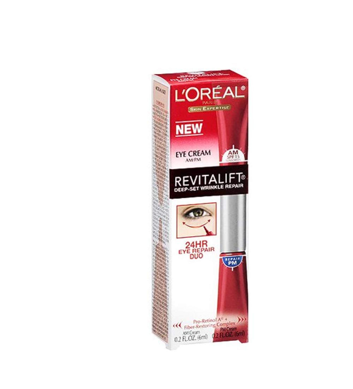 L'oreal Revitalift Deep-set Wrinkle 24hr Eye Duo 13.20-Fluid Ounce