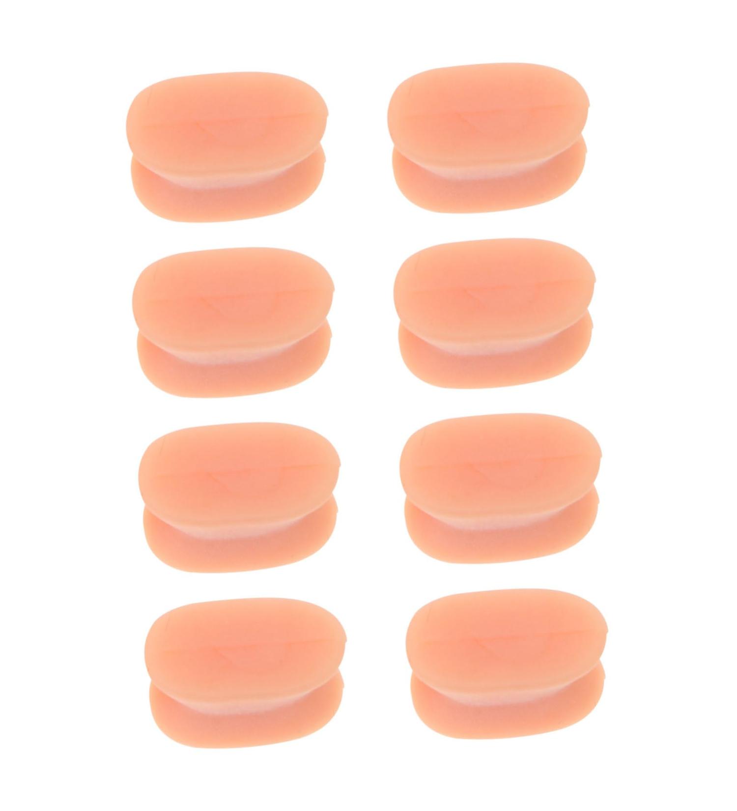 Healvian 8pcs Toe Separator Nursing Clip Board Set - Silicone Gel Pedicure Tools for Feet - Hallux Valgus Orthotics - Brown Sebs - Buy Online on GoSupps.com